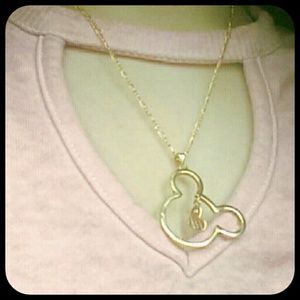 📣SOLD📣Gold Mickey/Disney Necklace